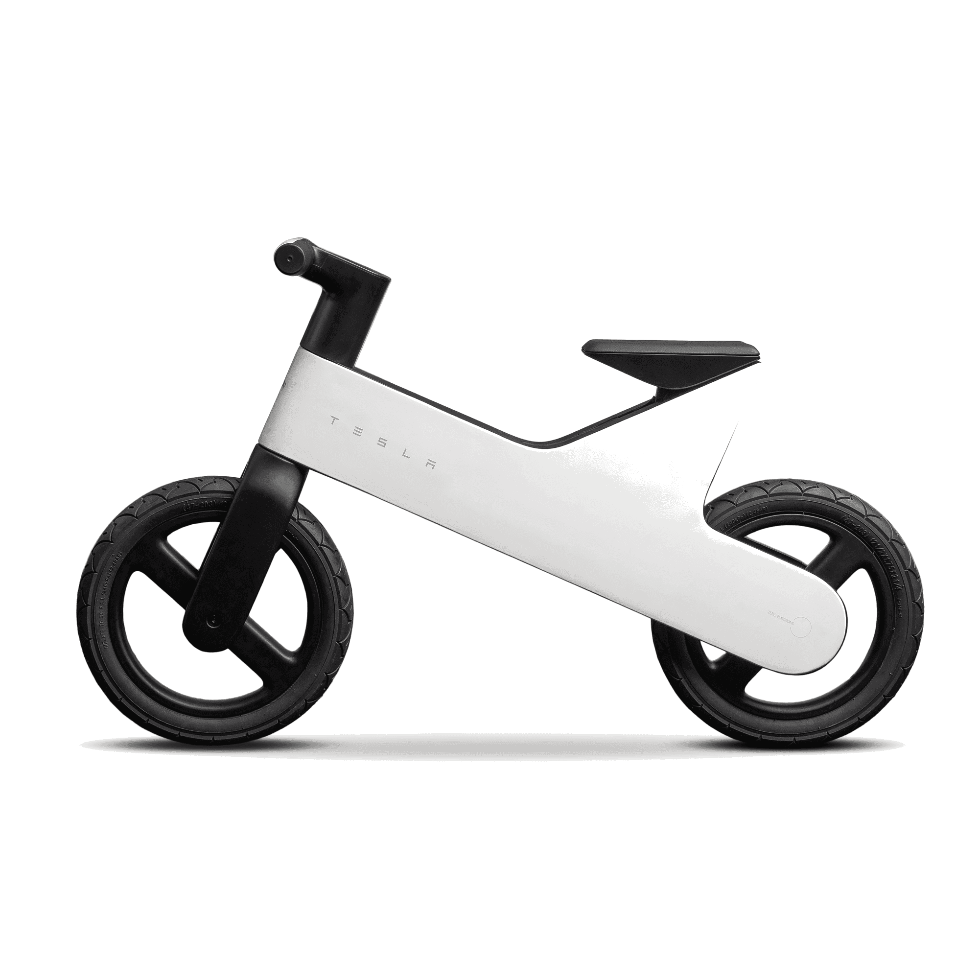 Balance Bike for Kids in White and black
