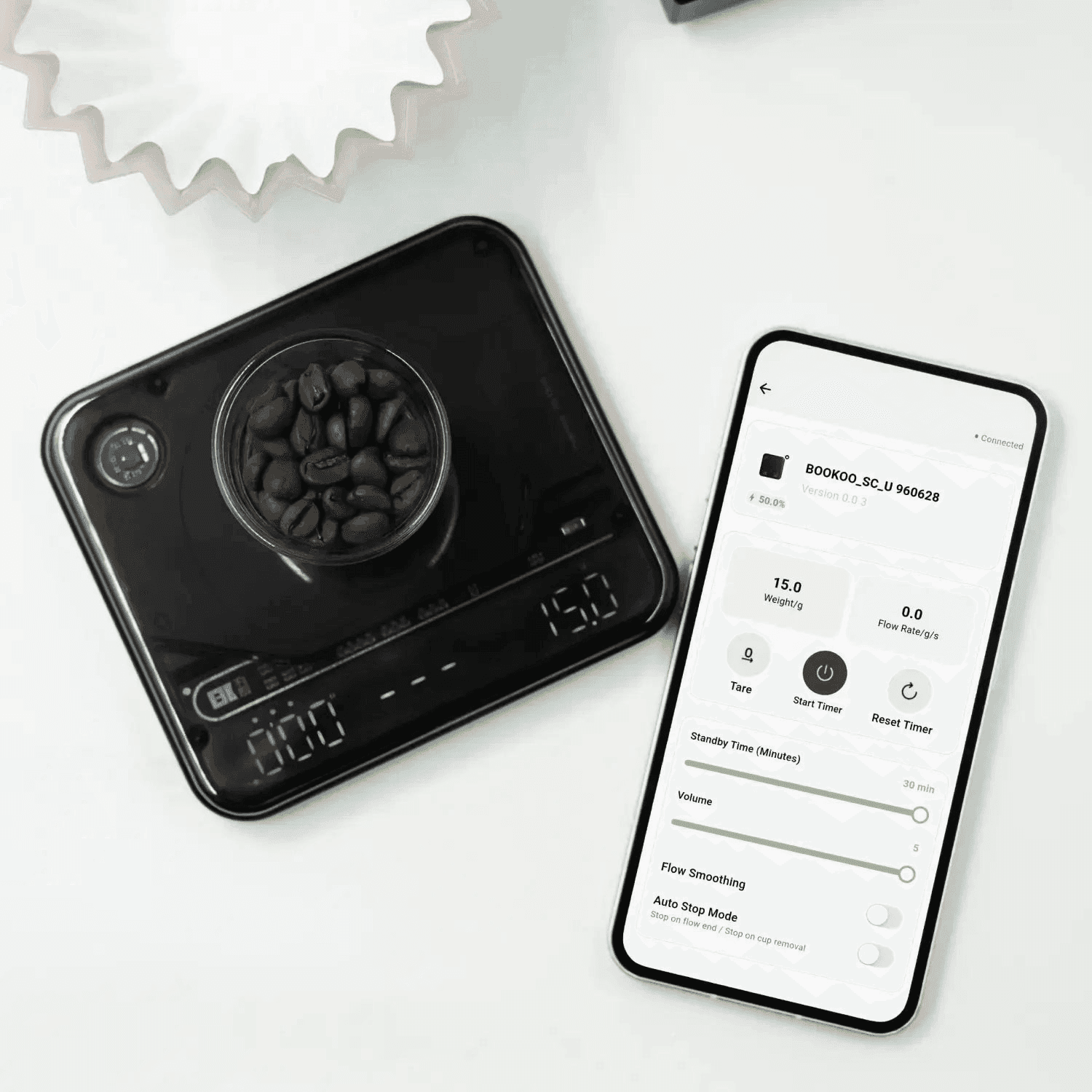 Themis Ultra Coffee Scale in Black or white, view 6
