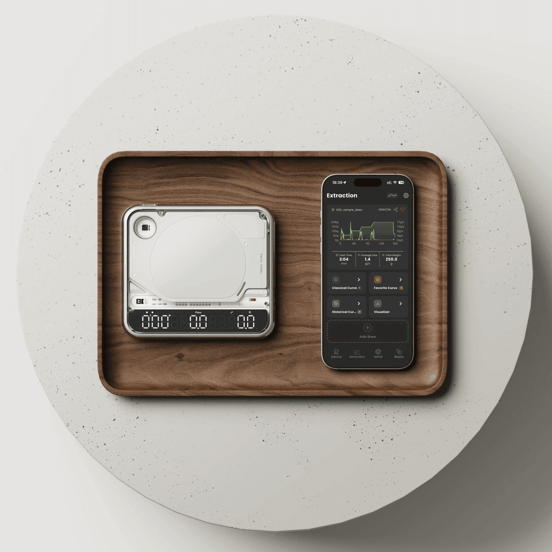 Themis Ultra Coffee Scale in Black or white, view 16