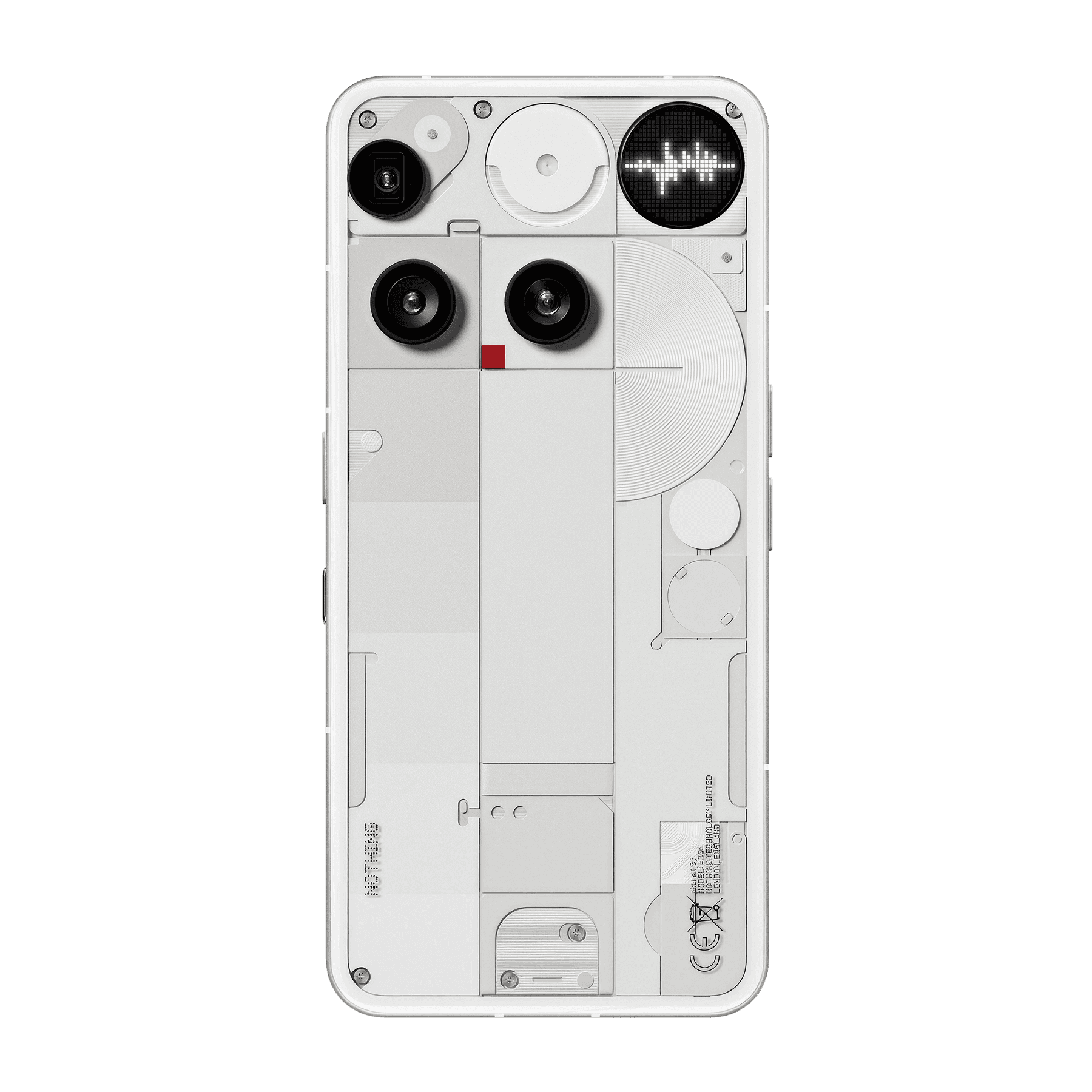 Phone (3) in White and natural silver