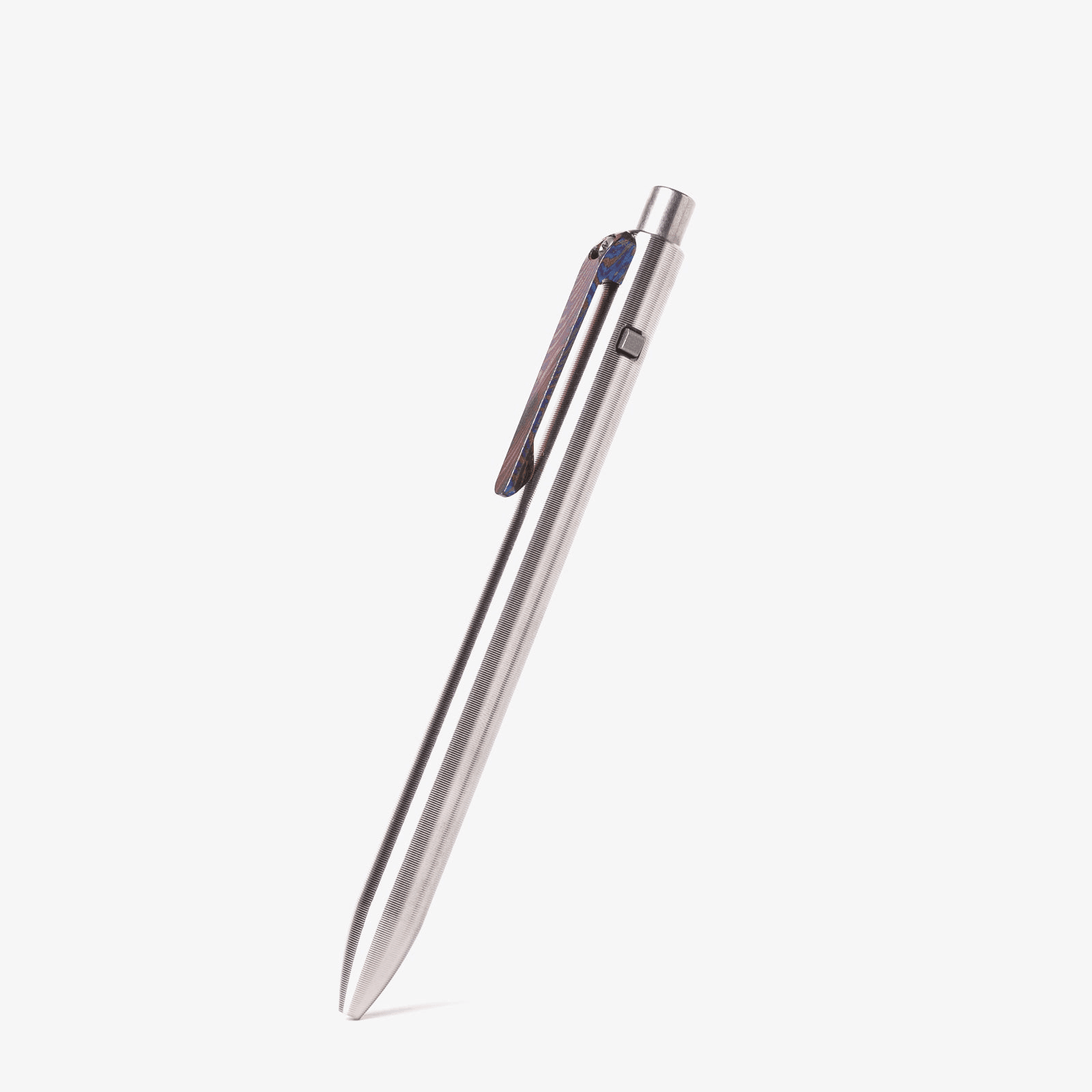 Side Click Pen in Titanium, copper, bronze, or dark zirconium, view 4