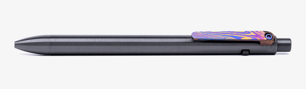 Side Click Pen in Titanium, copper, bronze, or dark zirconium, view 20