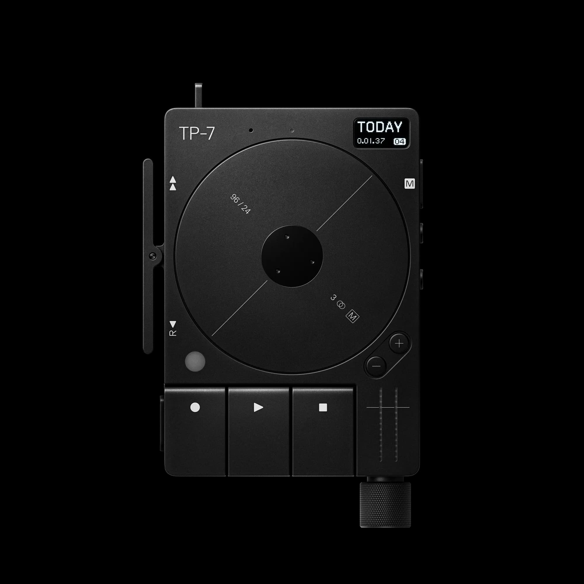 TP-7 field recorder in Black