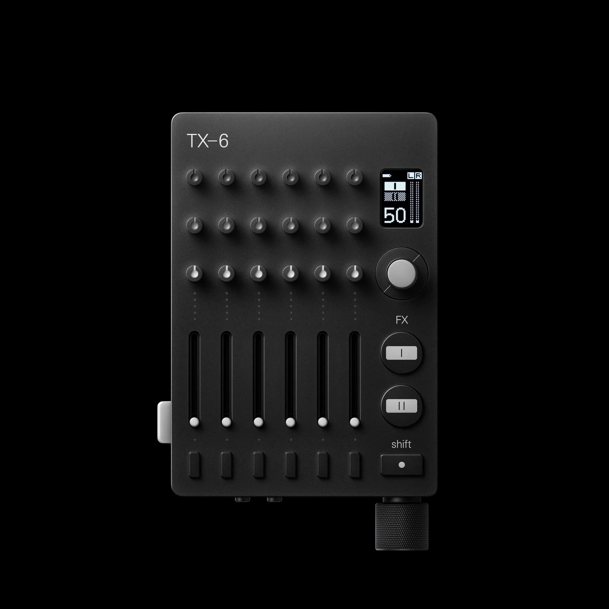 TX-6 field mixer in Natural silver, view 2