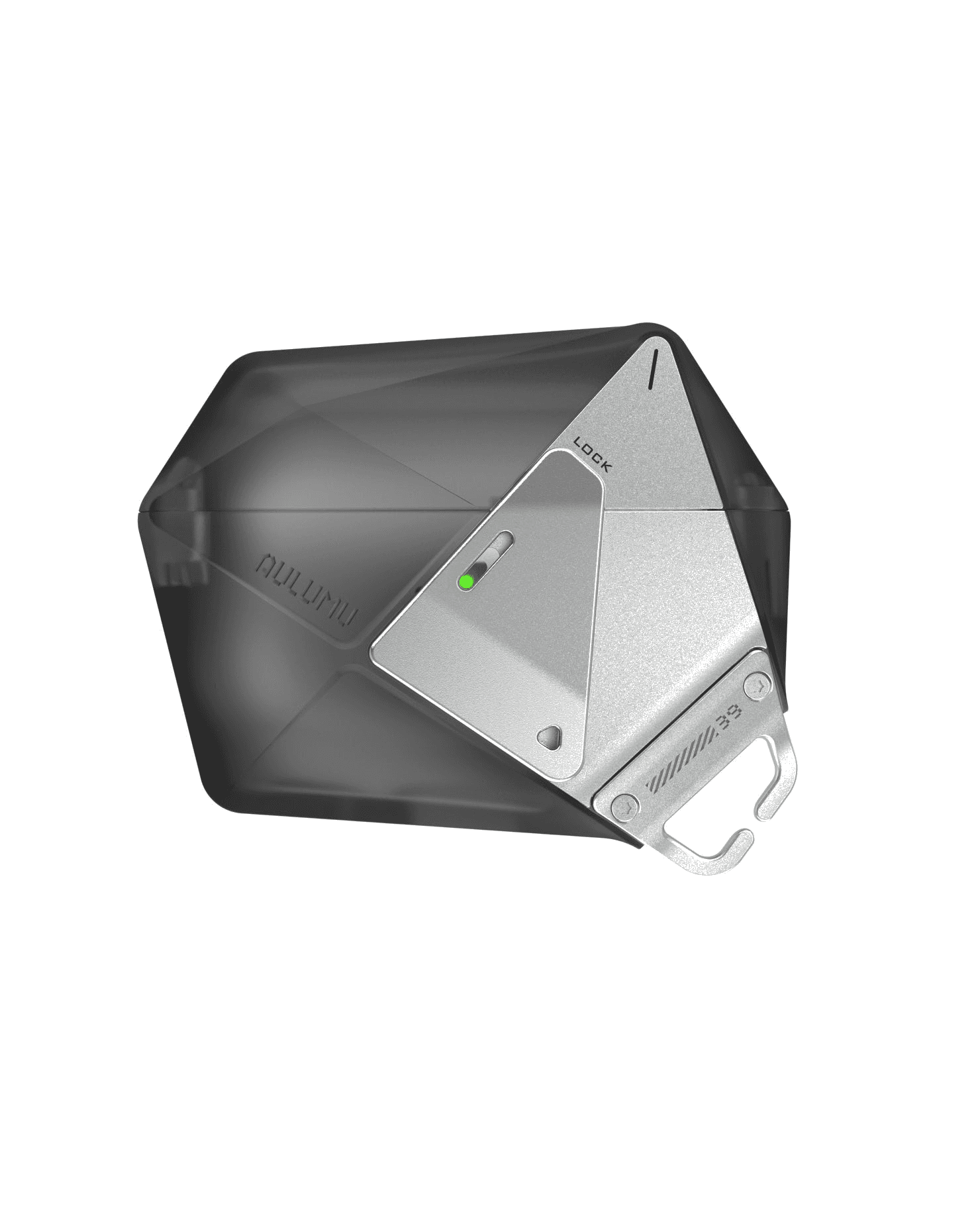 A39 Geometric Case for AirPods Pro 3 in Translucent Gray