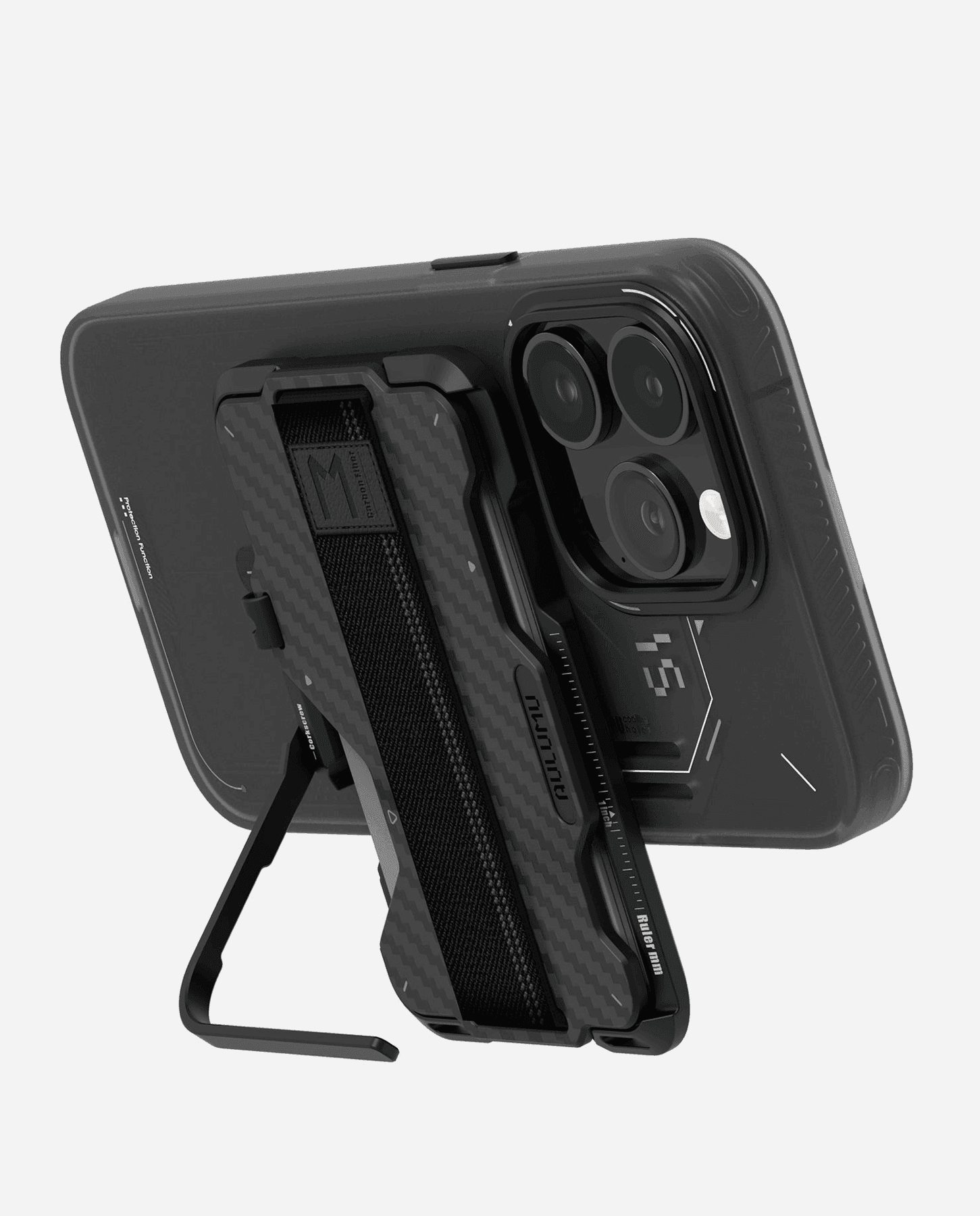 G03 Multi-Tool Magnetic Metal Wallet - Carbon Fiber in Black carbon fiber, view 12