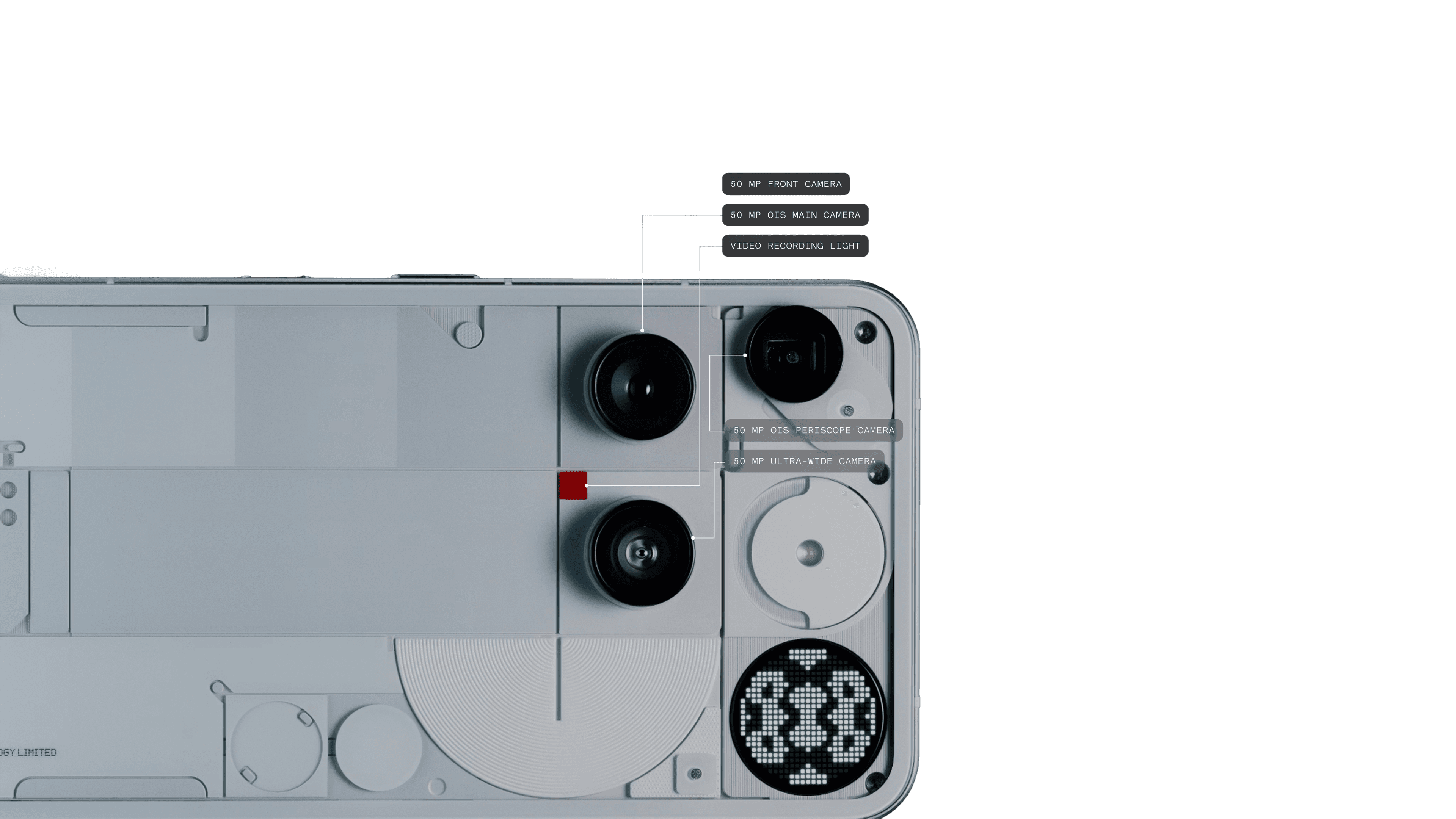 Phone (3) in White and natural silver, view 2