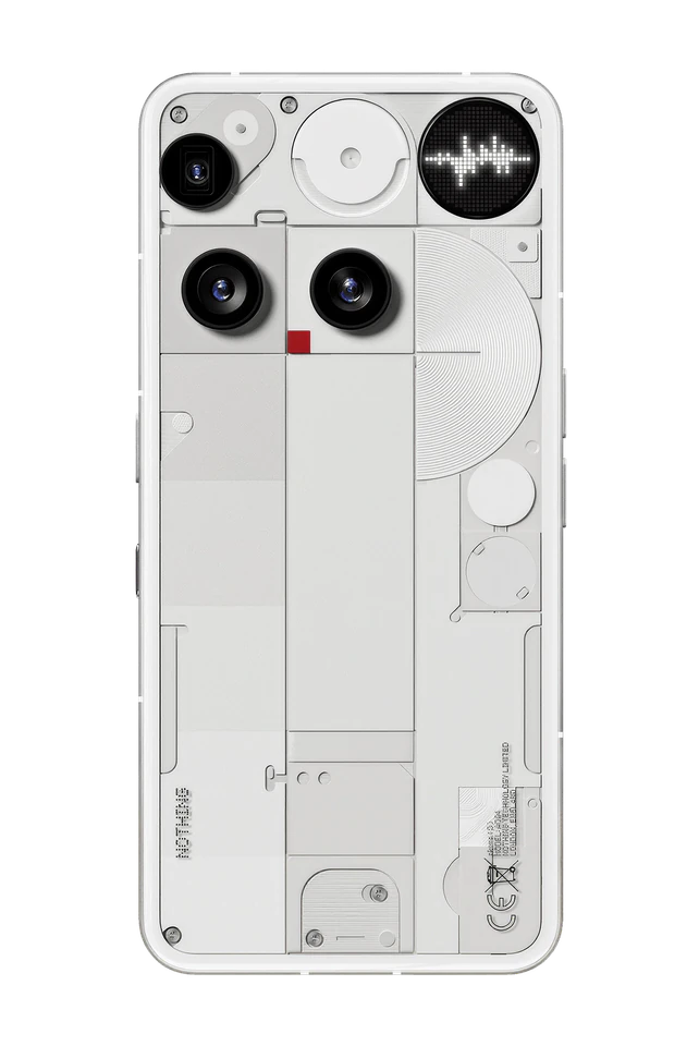 Phone (3) in White and natural silver