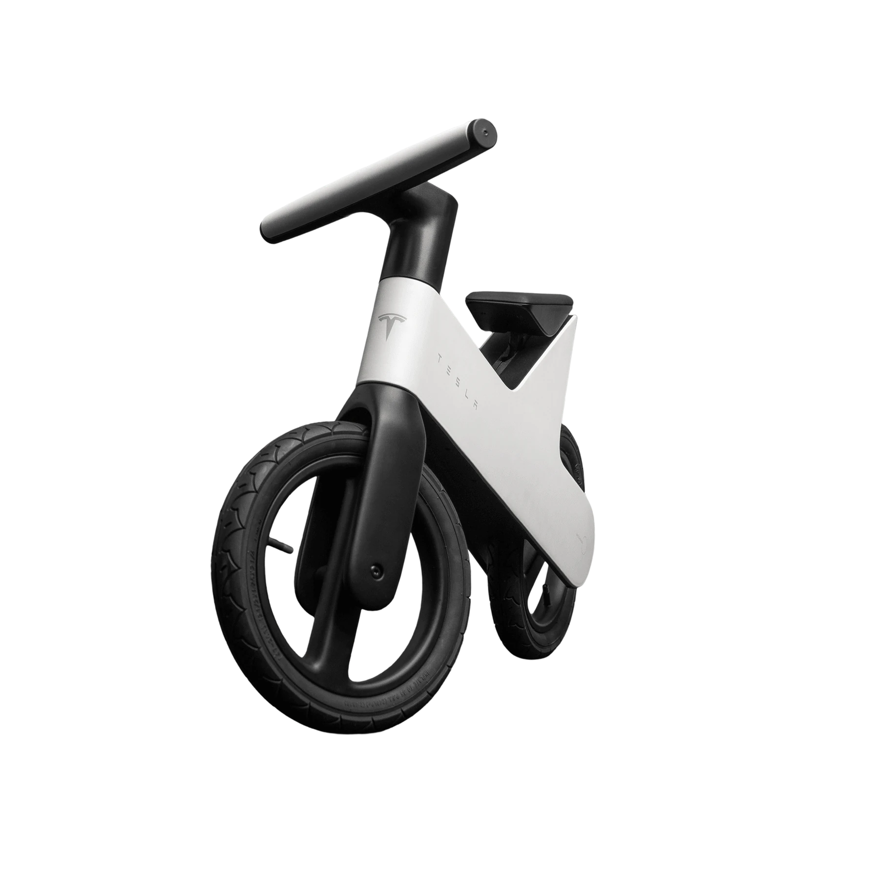 Balance Bike for Kids in White and black, view 2